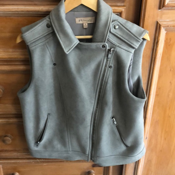 Philosophy Micro Suede Vest - Picture 2 of 6